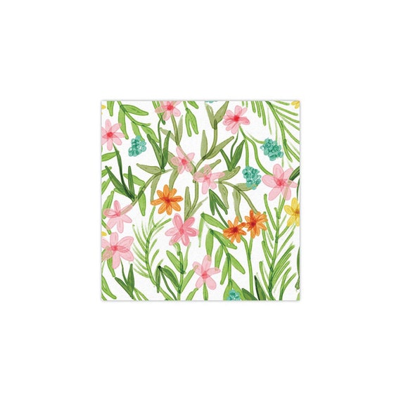 Floral Garden Beverage Napkins 20ct | Garden Party Decor | Girls Birthday | Tea Party Bridal Shower | Floral Baby Shower | Mother's Day Il_570xn