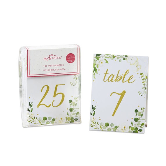 Botanical Garden Wedding Table Numbers (1-25) | Botanical Wedding Reception | Wedding Decor | English Garden Wedding | Garden Wedding Theme Il_570xn
