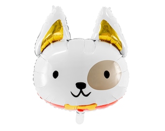 Hunde Folienballon 50cm | Hunde-Geburtstags-Party | Let's Pawty | Erster Geburtstag | Welpe Babyparty | Welpenparty | Adoptieren Sie eine Haustierparty