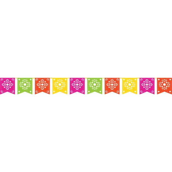 DIY Cinco De Mayo Fiesta Banner - Papel Picado  Diy birthday banner, Diy  banner, Bridal shower banner diy