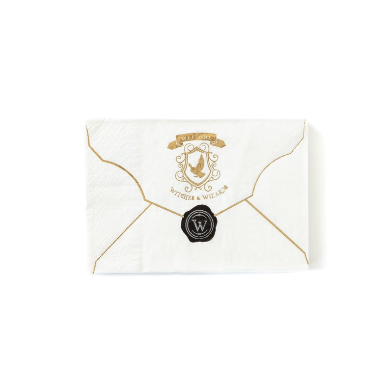 The Party Darling Witches & Wizards Acceptance Letter Napkins - Thumbnail 2