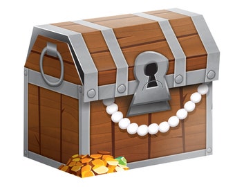 Pirate Treasure Chest Favor Boxes (8ct) – Kids Birthday Party Loot Boxes
