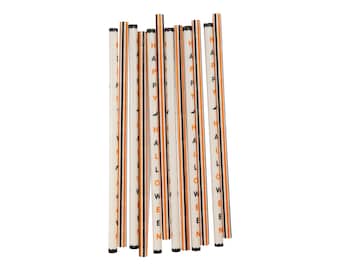 Happy Halloween Reusable Straws 12ct – Spooky Drink Accessories