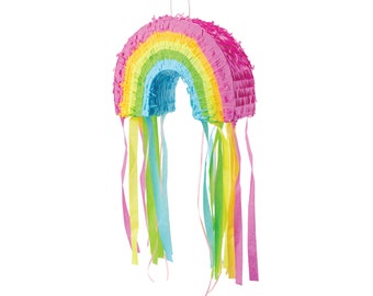 Bright Rainbow Piñata | Rainbow Birthday Party Decorations | Rainbow Party Piñata | Rainbow Party Decor |