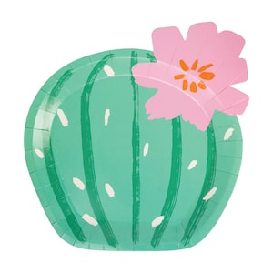 Fiesta Cactus Lunch Plates 8ct | Fiesta Birthday Party | Cactus Party Plates | Cactus Birthday | Fiesta Party Supplies | Final Fiesta