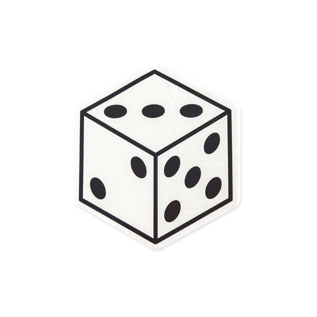 Roll the Dice Dessert Napkins 20ct Vegas Bachelorette Party Etsy