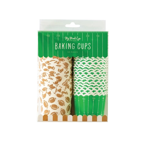 Football Food Cups 50ct | First Year Down Football Birthday | Tailgate Baby Shower | Super Bowl Party | College Game Day Fantasy Draft Party Il_570xn