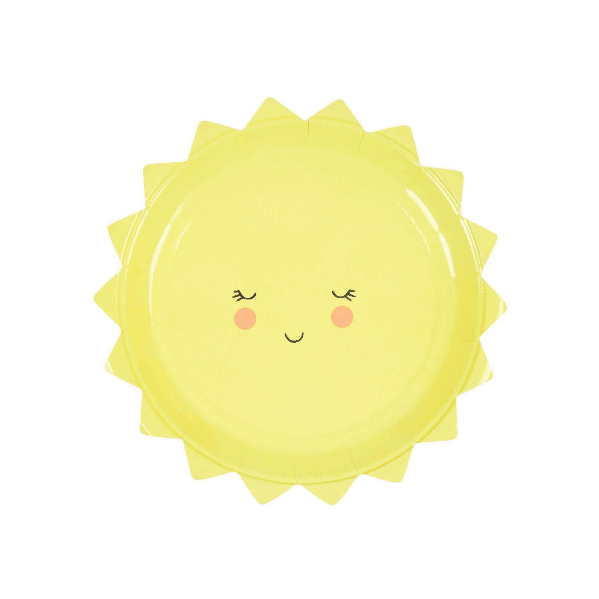 Yellow Sun Dessert Plates 12ct | You Are My Sunshine Birthday Party |…