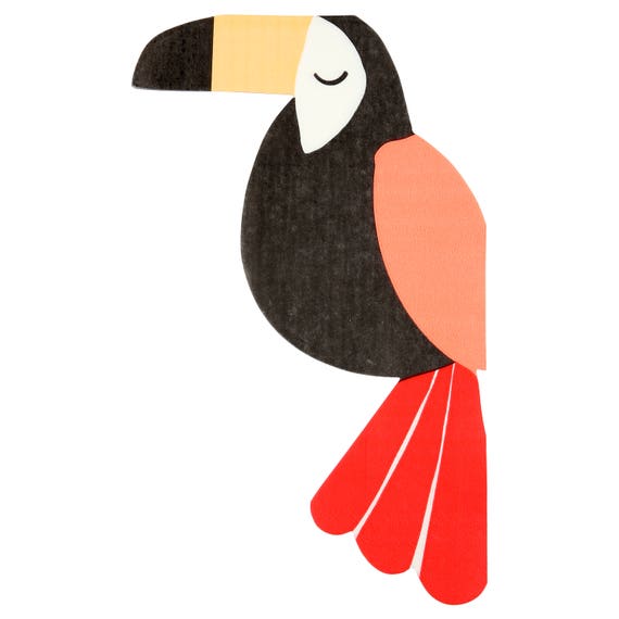 Go Wild Toucan Safari Napkins | Safari Party | Jungle Party | Luau Party | Boys Birthday Party | Pack of 20 Paper Napkins Il_570xn