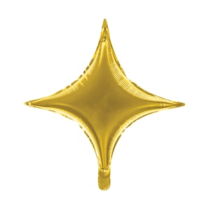 Palloncino Starpoint dorato 16,5" / Festa di Capodanno / Sfondo palloncino dorato / Ghirlanda di palloncini festa di compleanno fai da te / Arco di palloncini stella fai da te