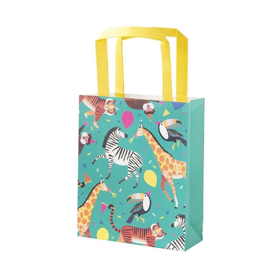 Party Animals Favor Bags 8ct. | Safari Birthday | Jungle Party | Safari Animals Treat Bags | Wild One | Two Wild | Treat Bags Il_570xn