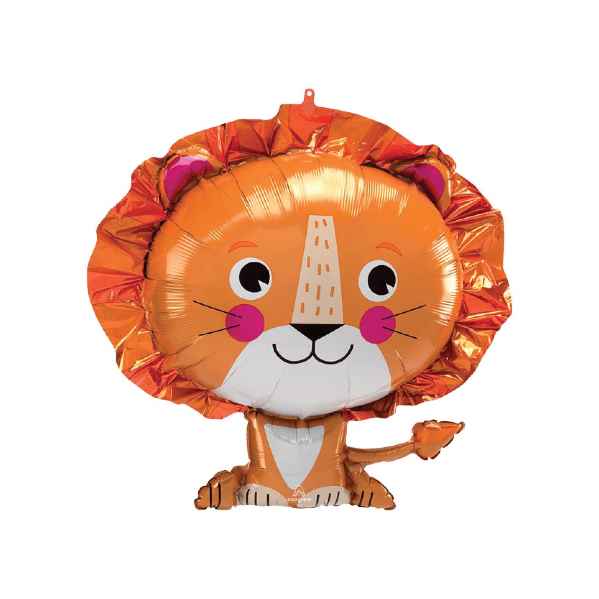 Lion Foil Balloon 24 Safari Birthday Lion Party Decor Wild One Birthday Two Wild Decorations Jungle Baby Shower Zoo Birthday
