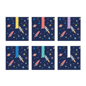 Space Adventure Lunch Napkins Blast Off Birthday Party Outer Space Baby Shower Two The Moon Out of This World 20 Paper Napkins image 5