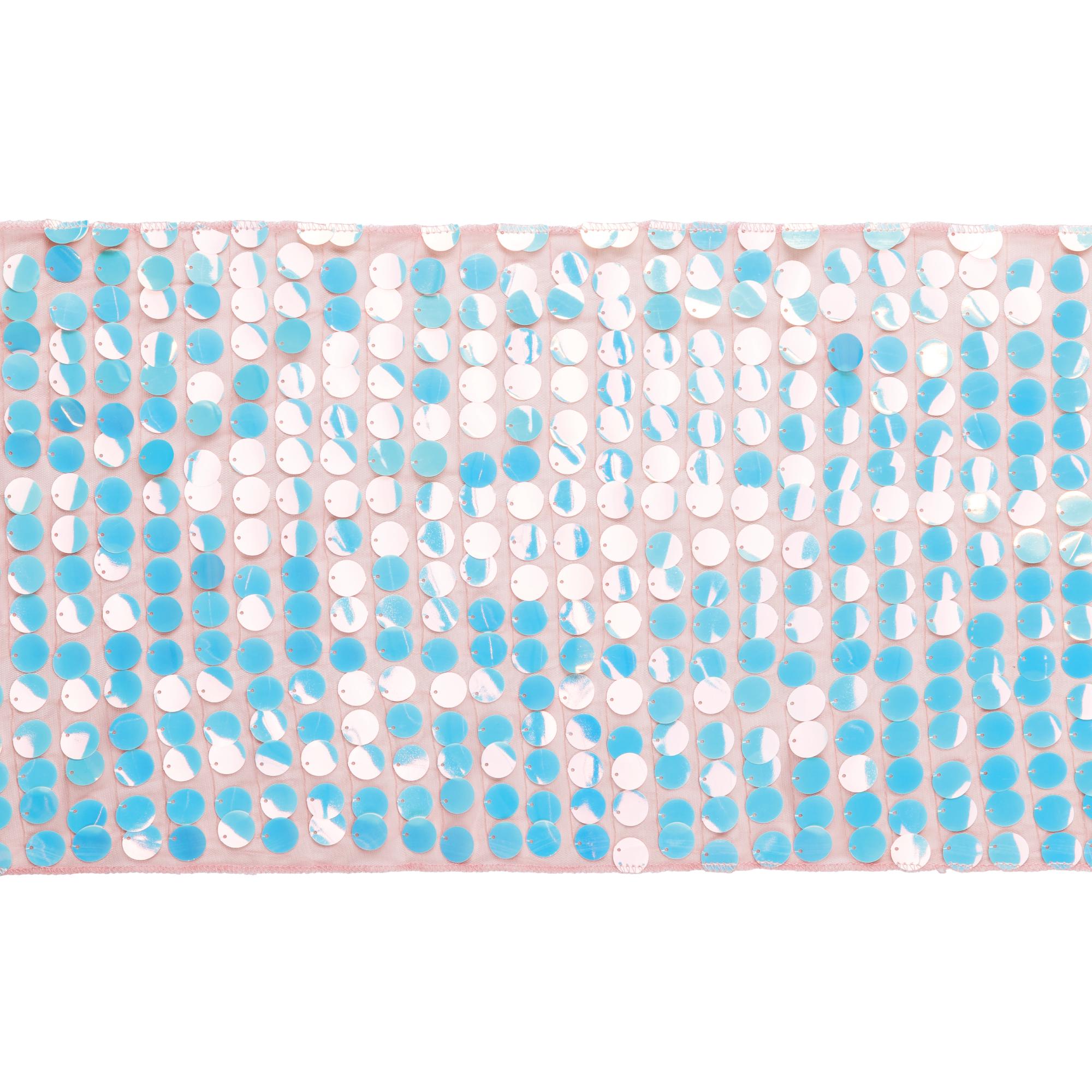 Meerjungfrau-Party Tischläufer – Glitzernde Pailletten, 30 X 213 Cm | Für Geburtstag, Baby- & Meeres-Partys