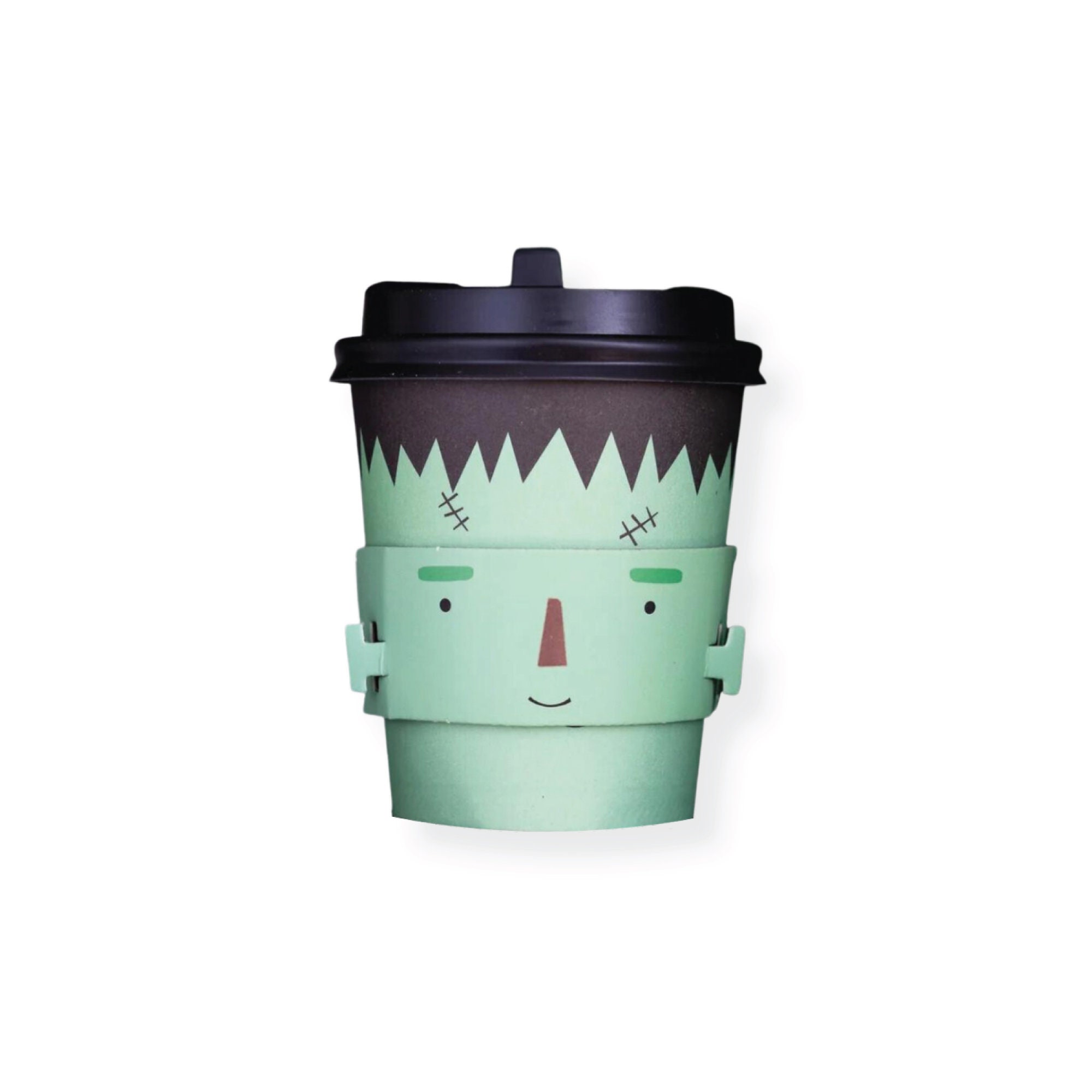 Kids' Halloween Reusable Plastic Cups with Lids & Straws - 12 Ct.