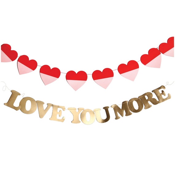 White Pop-Up Love Block Decorations 4ct