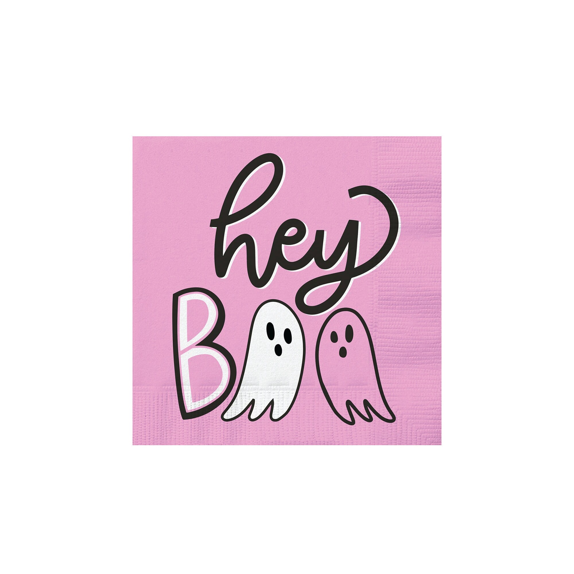 Hey Boo Neon Pink Dessert Napkins 20ct Pink Halloween Celebration Pinkoween Party Kids Halloween Party Halloween Baby Shower