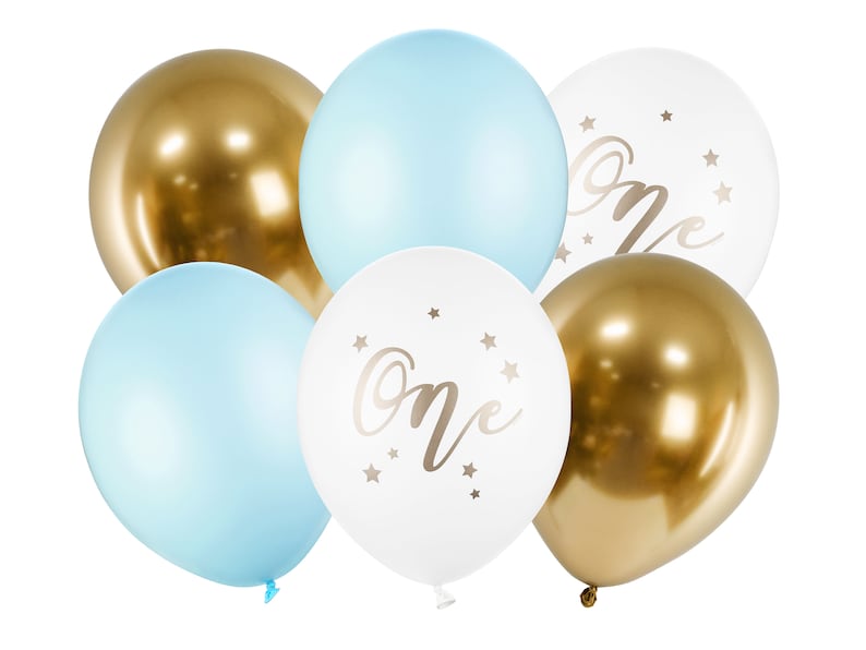 Blue Foil Number ''1'' Balloon 35.5in Boys First Birthday Party Blue Birthday Party Decorations Prince 1st Birthday Boy 1st Birthday image 6