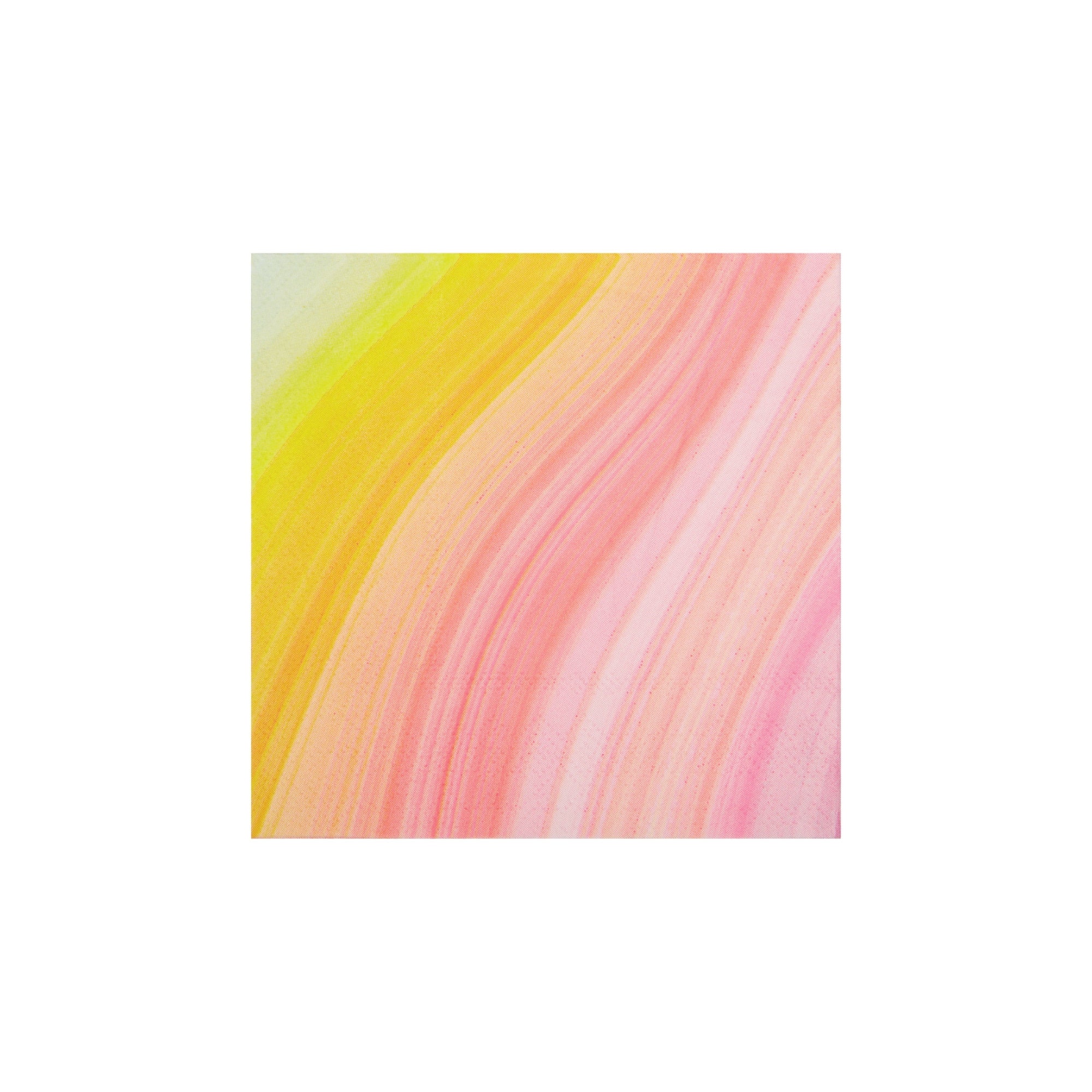 Pink Yellow Ombre Swirl Dessert Napkins 16ct Groovy One Birthday Lemonade Baby Shower Bridal Shower Groovy Retro Bachelorette