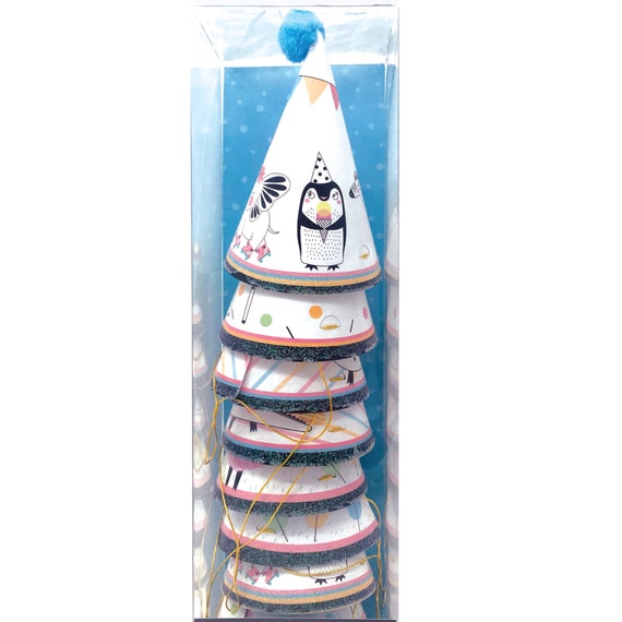 Party Animal Mini Party Hats | Party Animals Birthday Hats | Wild One Birthday | Zoo Animals | Ice Cream Party | Pack of 8 Party Hats Il_570xn