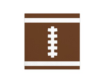 Football Dessert Napkins (20ct) – Tailgate or Football Watch Party Table Supplies