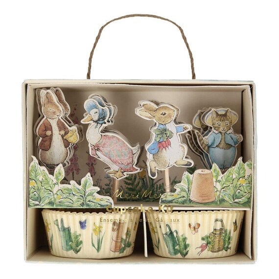 Peter Rabbit Cupcake Toppers | Peter Rabbit Birthday Party | Peter Rabbit Baby Shower | 25 Toppers & Wrappers Il_570xn