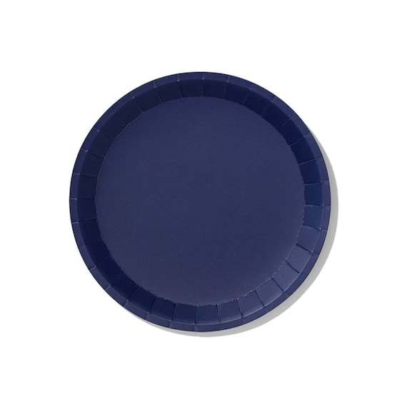 Observatie Vertrappen Onbevredigend True Navy Blue Paper Dessert borden 10ct Marine servies - Etsy België