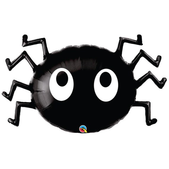 Creepy Spider Halloween Balloon 39" | Kids Halloween Party Decor | Cute Halloween Birthday | Itsy Bitsy Spider Birthday | Large Foil Balloon Il_570xn