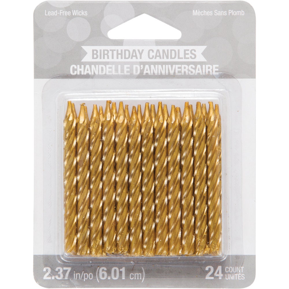 12 Candele di Compleanno Tortuose Metallizzate per Torta a Spirale - Cupcake in Metallo Lunga e Sottile Con Supporti per Feste Compleanno (Oro Rosa