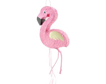 Piñata flamant rose | Pinata Party Flamingo | Décorations de fête d'anniversaire flamant rose | Décoration de fête tropicale | Anniversaire tropical | Piñata d'anniversaire