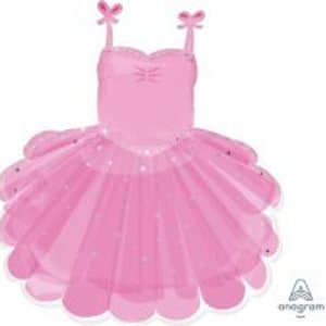 Pink Ballet Slippers Balloon 40 Ballerina Birthday Tiny Dancer Party Swan Princess Decor Tutu Cute 2nd Birthday Baby Shower image 4