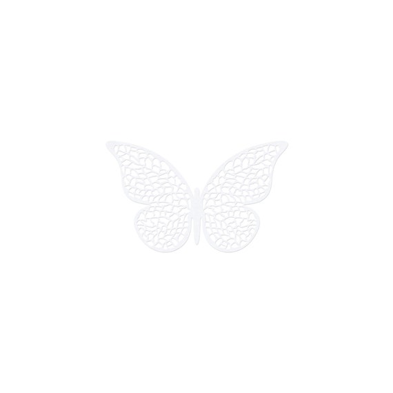 Small 3D White Butterfly Cutouts 10ct | Butterfly Birthday Decor | Fairy Garden Decor | Butterfly Baby Shower | Butterfly Nursery Wall Art Il_570xn