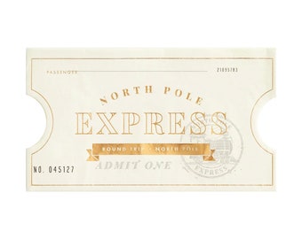 North Pole Express Paper Guest Towels 18ct | Christmas Tableware | Kids Christmas Napkins | Friendsmas | Polar Express Birthday Party