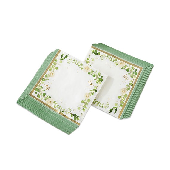 Botanical Garden Lunch Napkins 30ct | Botanical Bridal Shower | Botanical Baby Shower | English Garden Napkins | Garden Party Napkins Il_570xn