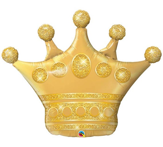Princess Crown Balloon 41" | Princess Party | Princess First Birthday Party | Princess Party Decor | Princess Baby Shower Decorations Il_570xn