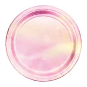 Irisierende Lunch Teller 8ct | Teller | Meerjungfrau-Partyzubehör | Prinzessin Partyzubehör | Einhorn Partyzubehör | Mädchen-Geburtstags-Party