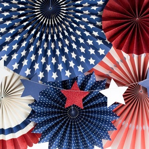 17 Patriotic USA Balloon Red, White, and Blue Decor 4th of July Party Memorial Day Decorations American Flag Balloon USA Balloon image 2