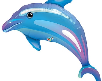 Dolphin Balloon - 42in - Under the Sea Party Decor