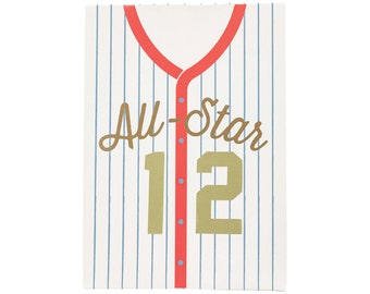 All-Star Baseball Jersey Treat Bags 8ct | Baseball Favor Bags | Baseball Party Favor | Rookie of the Year First Birthday | Baseball Birthday
