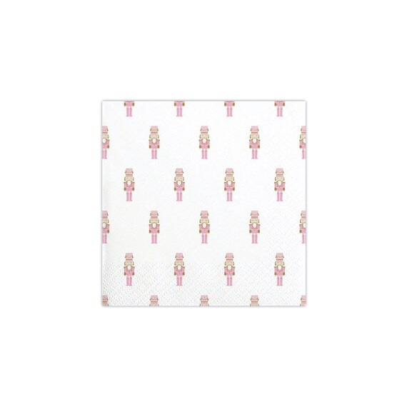 Nutcracker Dessert Napkins 20ct | Nutcracker Ballet Party Decor | Nutcracker Birthday Party | Christmas Party | Girl Birthday Party Il_570xn