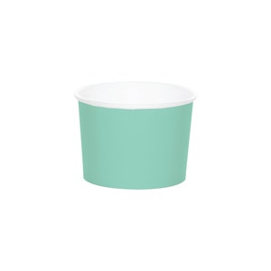 Mint Green Treat Cups 8ct | Ice Cream Birthday Candy Cups | First Birthday Favor Cups | Ice Cream Cups | Boy or Girl Baby Shower Snack Cups