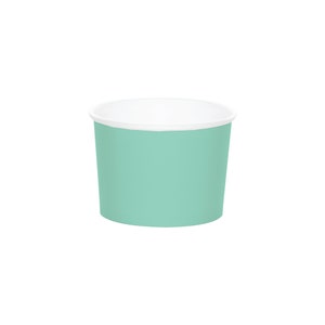 Blue Treat Cups 8ct Ice Cream Party Boys Birthday Blue Birthday Decor Blue Ice Cream Cups Boy Baby Shower Blue Bridal Shower image 5