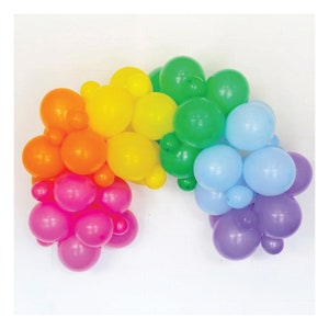 SALE | Rainbow Balloon Arch Kit 60ct | Rainbow Party | Rainbow Baby Shower | PRIDE Decorations | Girl&#39;s Birthday | Rainbow Balloon Garland