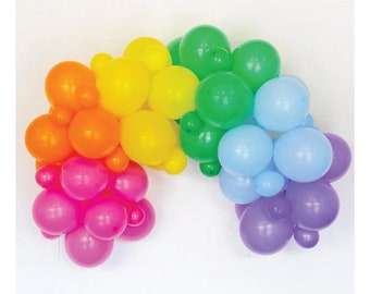 SALE | Rainbow Balloon Arch Kit 60ct | Rainbow Party | Rainbow Baby Shower | PRIDE Decorations | Girl's Birthday | Rainbow Balloon Garland