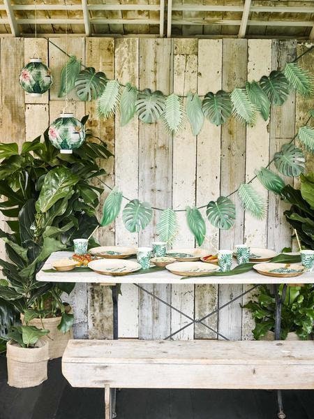 Tropical Leaves Greenery 12-pack, Green Faux Palm Leaf Decorations, Safari  Jungle Birthday Party, Bachelorette Party, Baby Shower Decor -  Israel