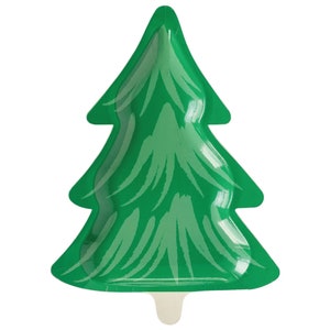 Pine Tree Lunch Plates 8ct | Christmas Party | Christmas Table Decor | Christmas Tree Plates | Woodland Baby Shower | Winter Table Decor