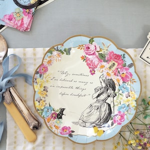 Alice in Wonderland Treat Stand Mad Hatter Tea Party Wonderland Wedding Alice in Onederland Decor Girls Birthday Bridal Shower image 5