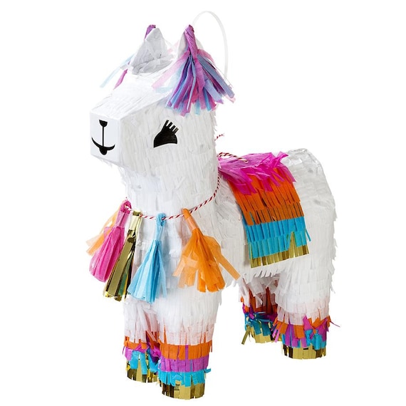 Mini Boho Llama Piñata | Fiesta Baby Shower Hanging Decor | Boho Llama Party Decorations | Llama Birthday Party | Cinco de Mayo Centerpiece Il_570xn