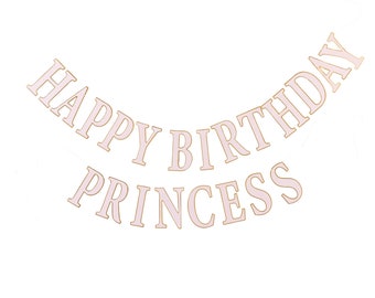 Magical Princess Happy Birthday Banner 4ft | Princess Birthday | Princess First Birthday | Fairytale Birthday | Once Upon A Time Birthday