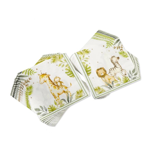Jungle Napkins Etsy
